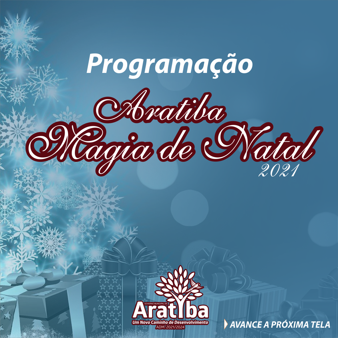 Aratiba define programação natalina