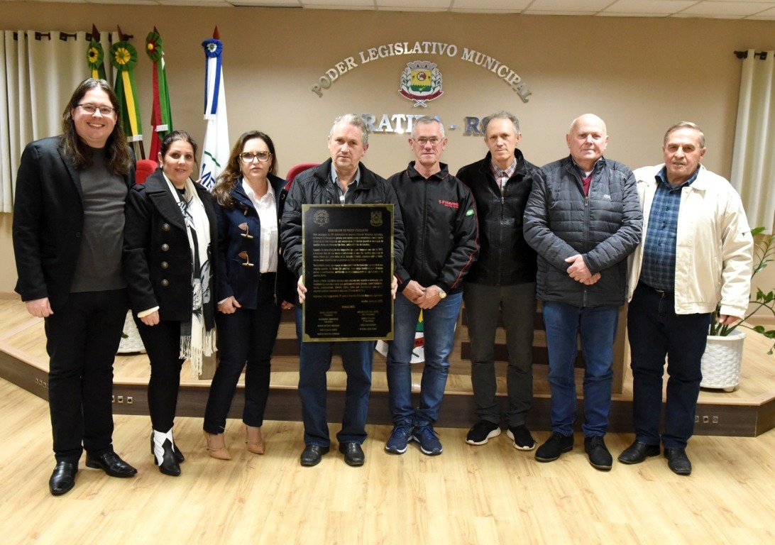 Sessão Solene marca homenagem a empresa Fitarelli por seus 70 anos de atuação em Aratiba