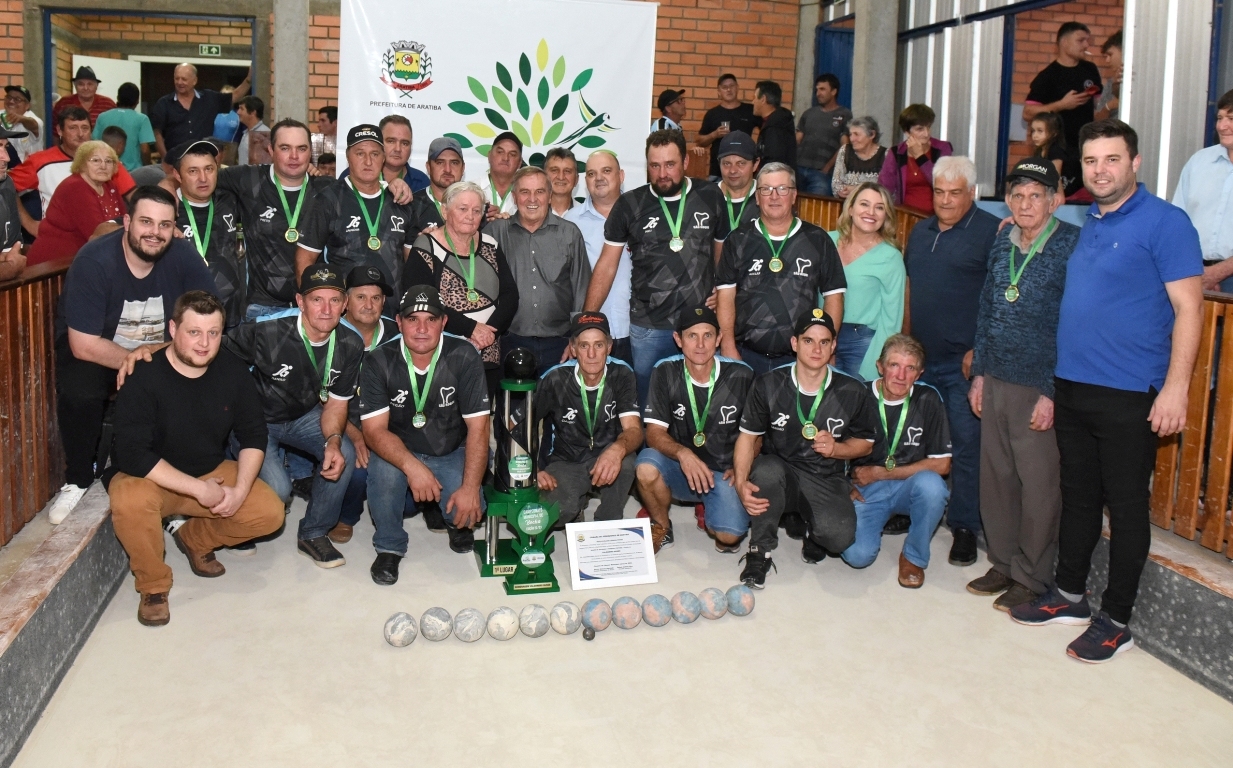 São Roque da Volta Fechada é o campeão do campeonato de bocha de Aratiba