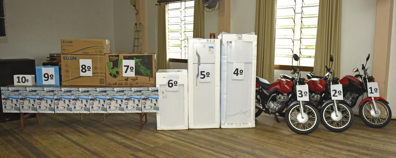 Aratiba realizou Sorteio da Campanha “Nota Fiscal da Prêmios 2017”