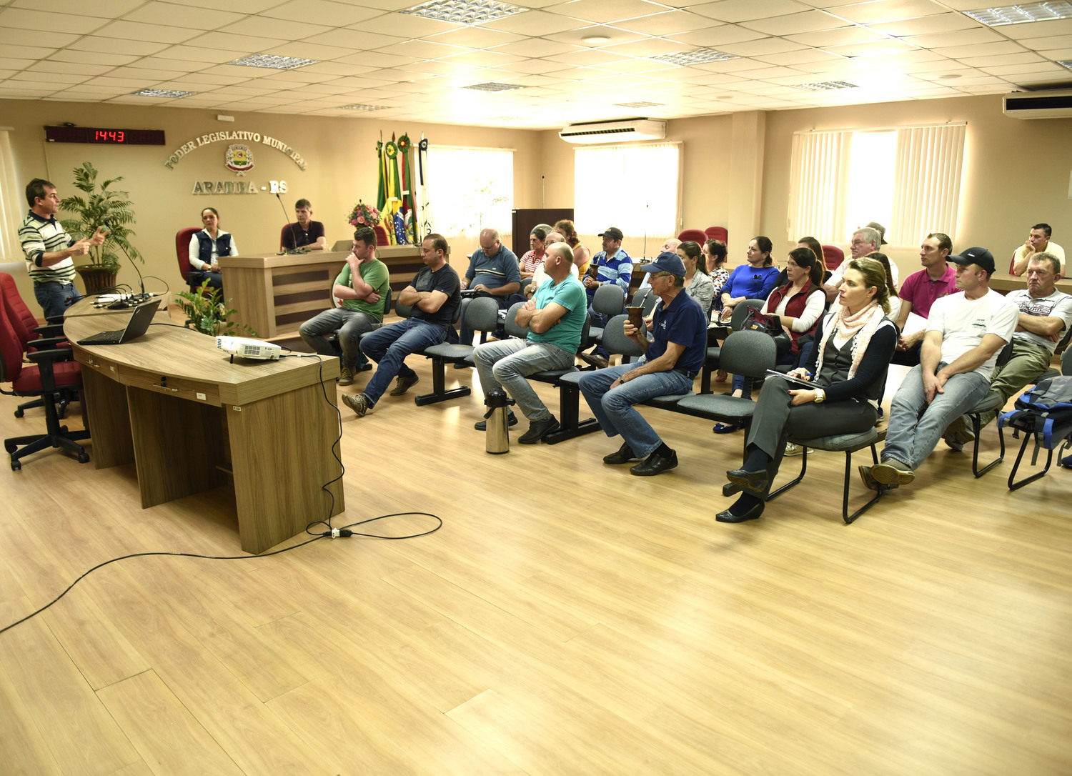 Secretaria Municipal de Agricultura e EMATER realizam o 1º Encontro Técnico de Agroindústrias Familiar de Aratiba.