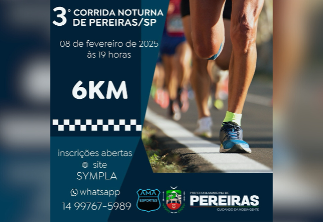 3ª Corrida Noturna de Pereiras/SP