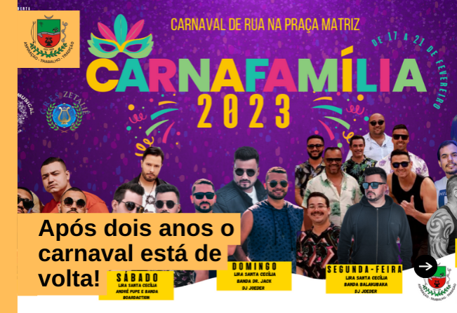 Fevereiro tem Carnaval!
