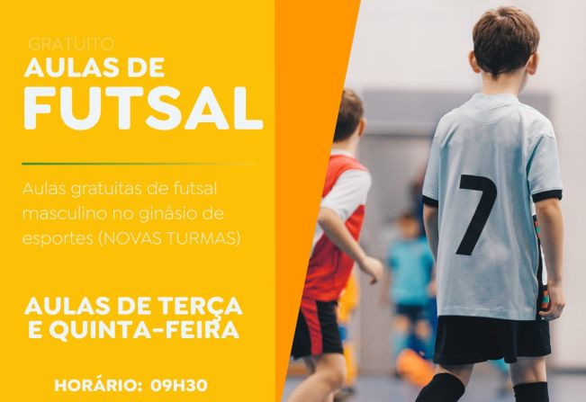 Novas turmas de futsal!